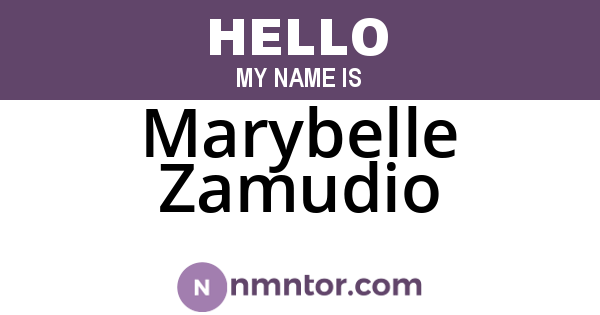 Marybelle Zamudio