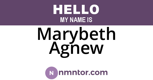 Marybeth Agnew