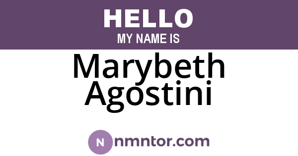 Marybeth Agostini
