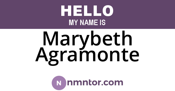 Marybeth Agramonte