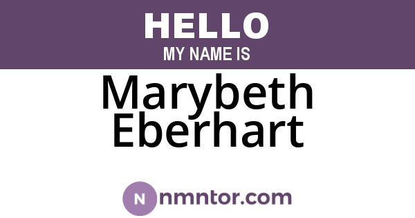 Marybeth Eberhart