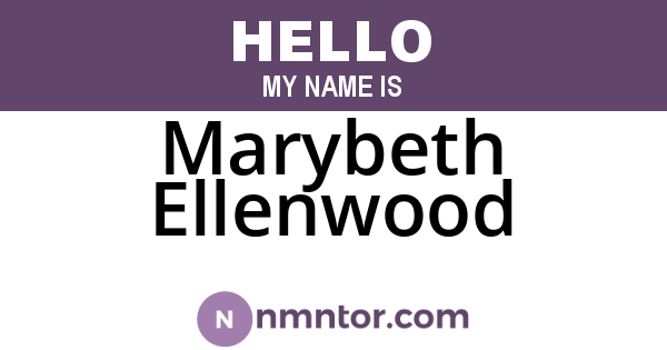 Marybeth Ellenwood