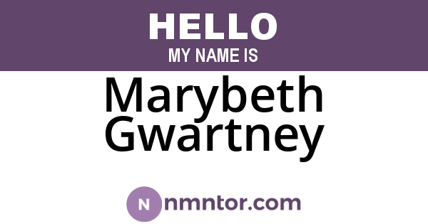 Marybeth Gwartney