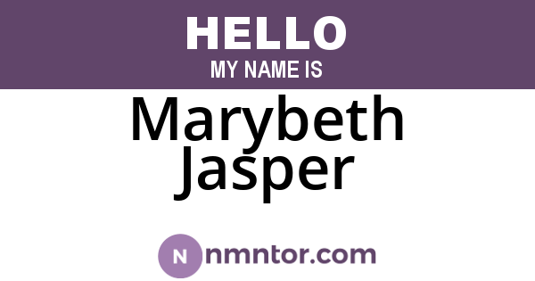 Marybeth Jasper
