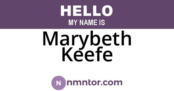 Marybeth Keefe