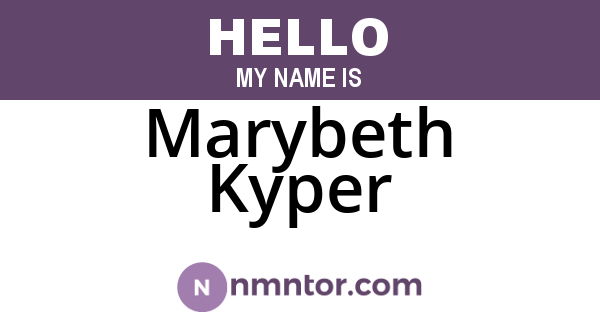 Marybeth Kyper