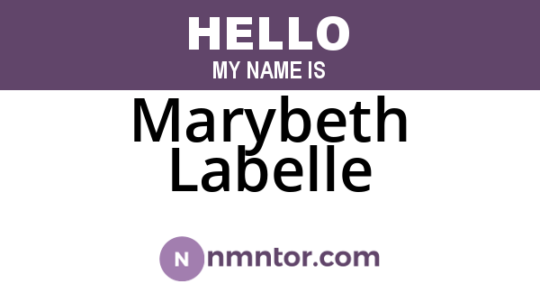 Marybeth Labelle