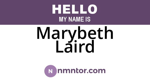 Marybeth Laird