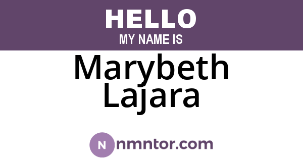 Marybeth Lajara