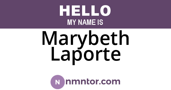 Marybeth Laporte