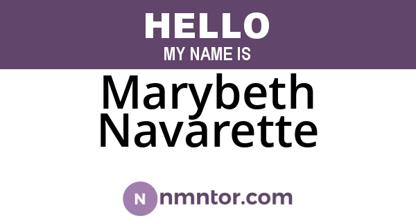Marybeth Navarette