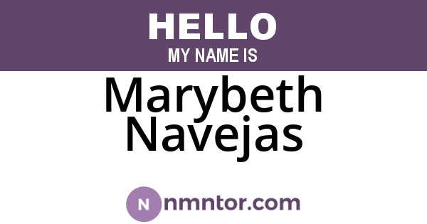Marybeth Navejas