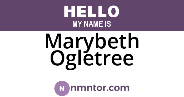 Marybeth Ogletree