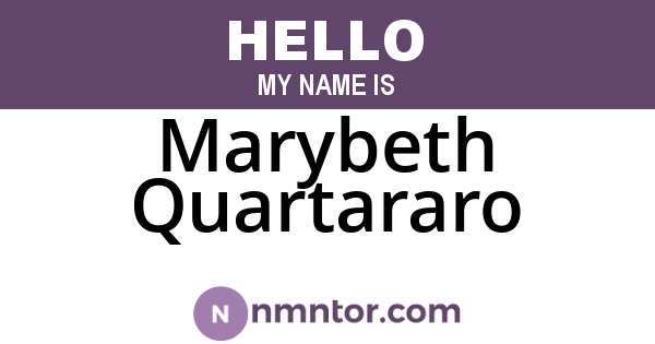 Marybeth Quartararo