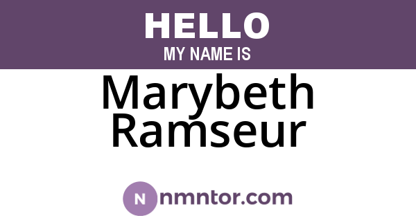 Marybeth Ramseur
