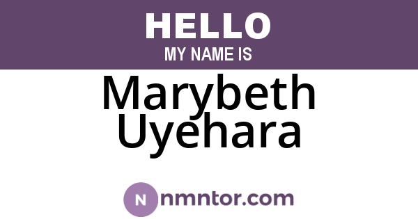 Marybeth Uyehara