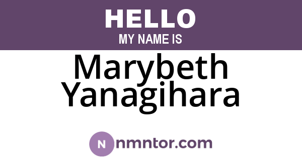 Marybeth Yanagihara