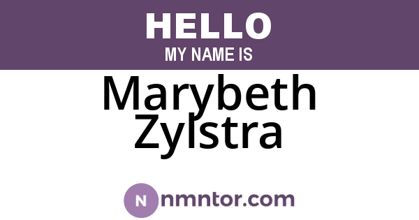 Marybeth Zylstra