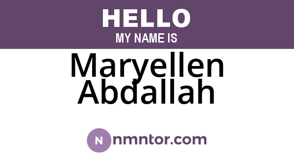 Maryellen Abdallah