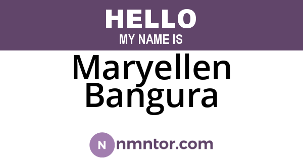 Maryellen Bangura