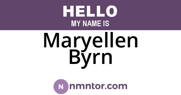 Maryellen Byrn
