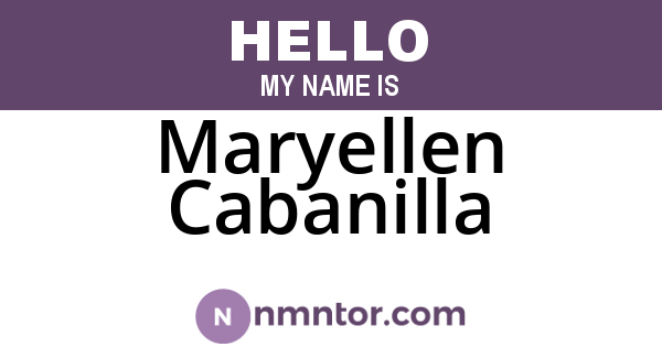 Maryellen Cabanilla
