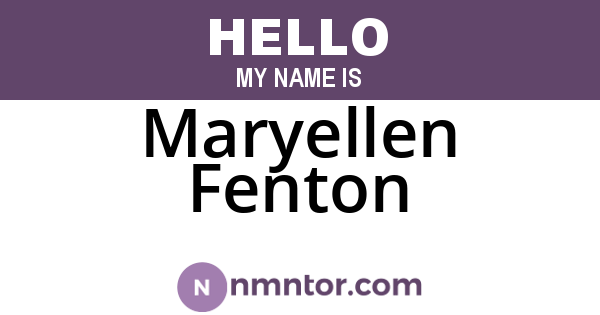 Maryellen Fenton