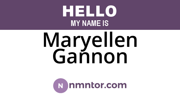 Maryellen Gannon