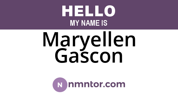 Maryellen Gascon
