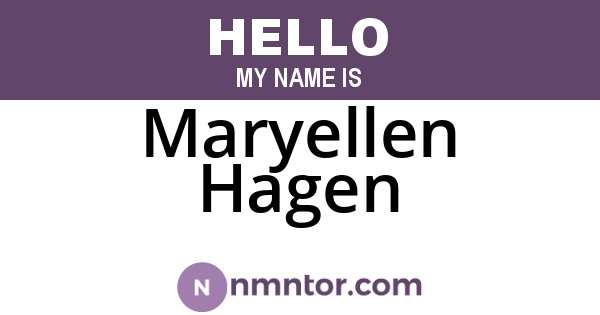 Maryellen Hagen