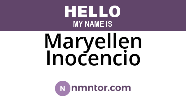 Maryellen Inocencio