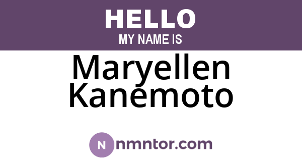 Maryellen Kanemoto