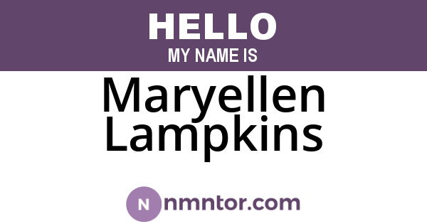 Maryellen Lampkins