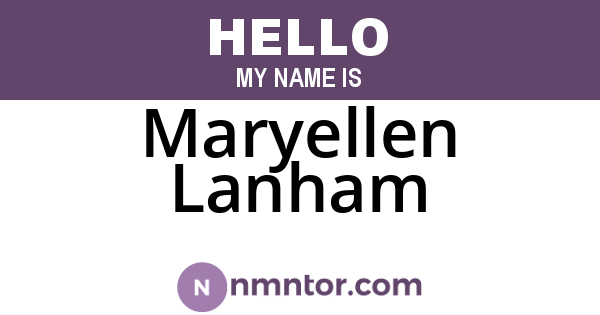 Maryellen Lanham