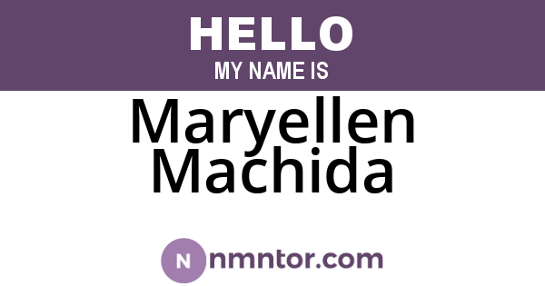 Maryellen Machida