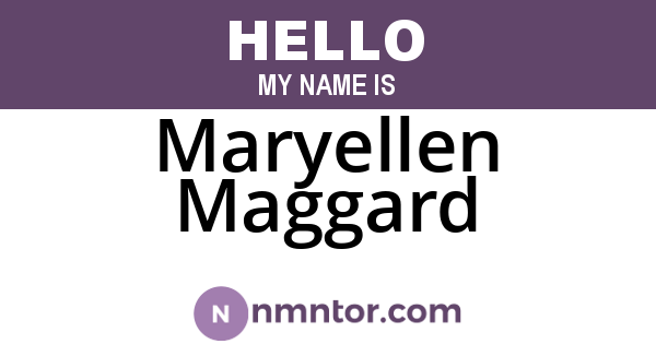 Maryellen Maggard