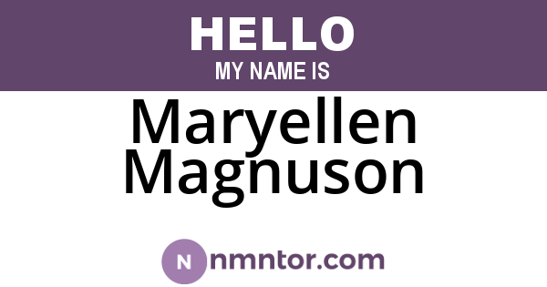 Maryellen Magnuson
