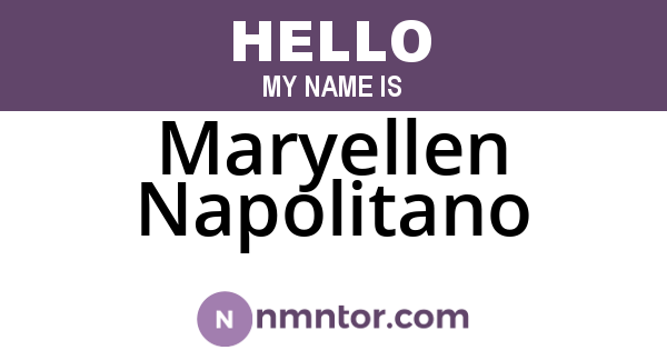 Maryellen Napolitano