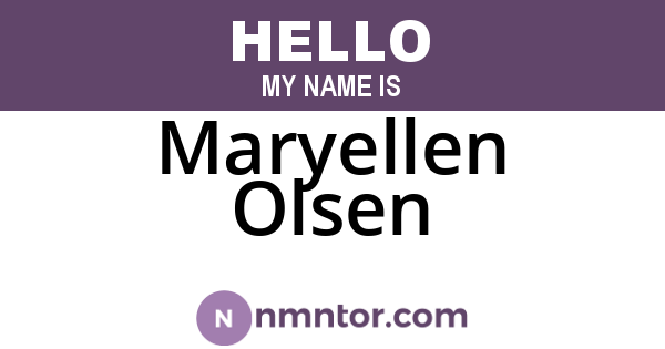 Maryellen Olsen