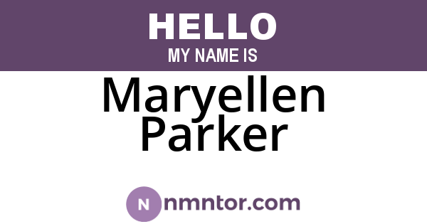 Maryellen Parker