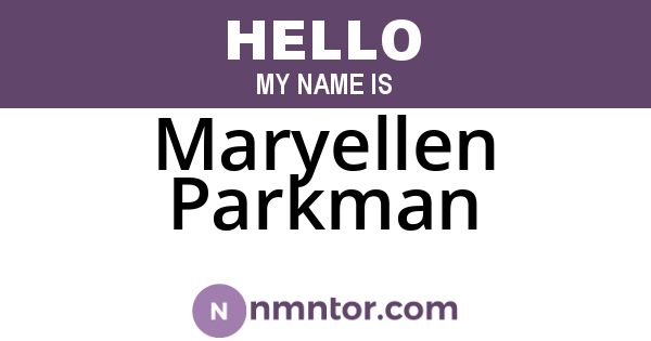 Maryellen Parkman