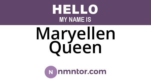 Maryellen Queen