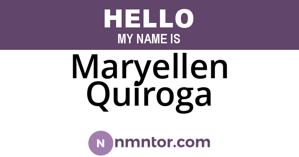 Maryellen Quiroga