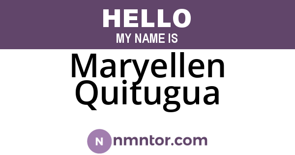 Maryellen Quitugua
