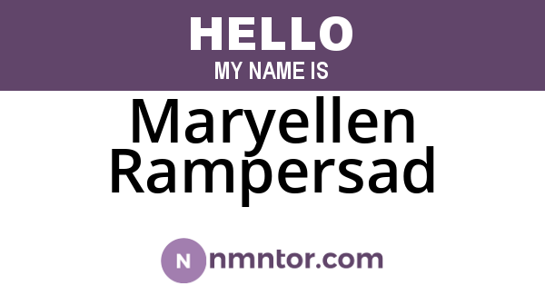 Maryellen Rampersad