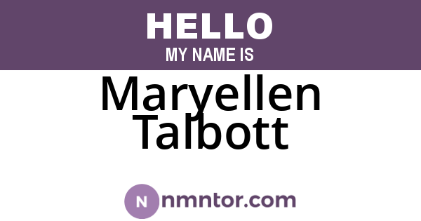 Maryellen Talbott