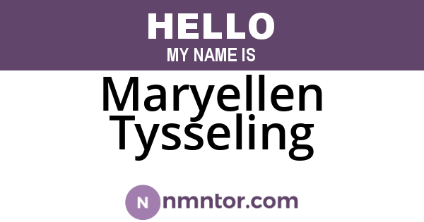 Maryellen Tysseling