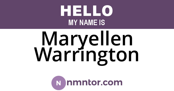 Maryellen Warrington