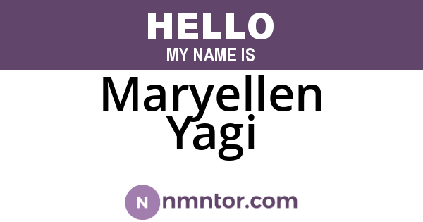 Maryellen Yagi