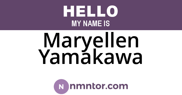 Maryellen Yamakawa